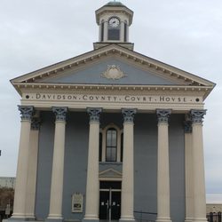 Old Davidson County Courthouse Historical Marker - Old Davidson County Courthouse in Lexington, NC