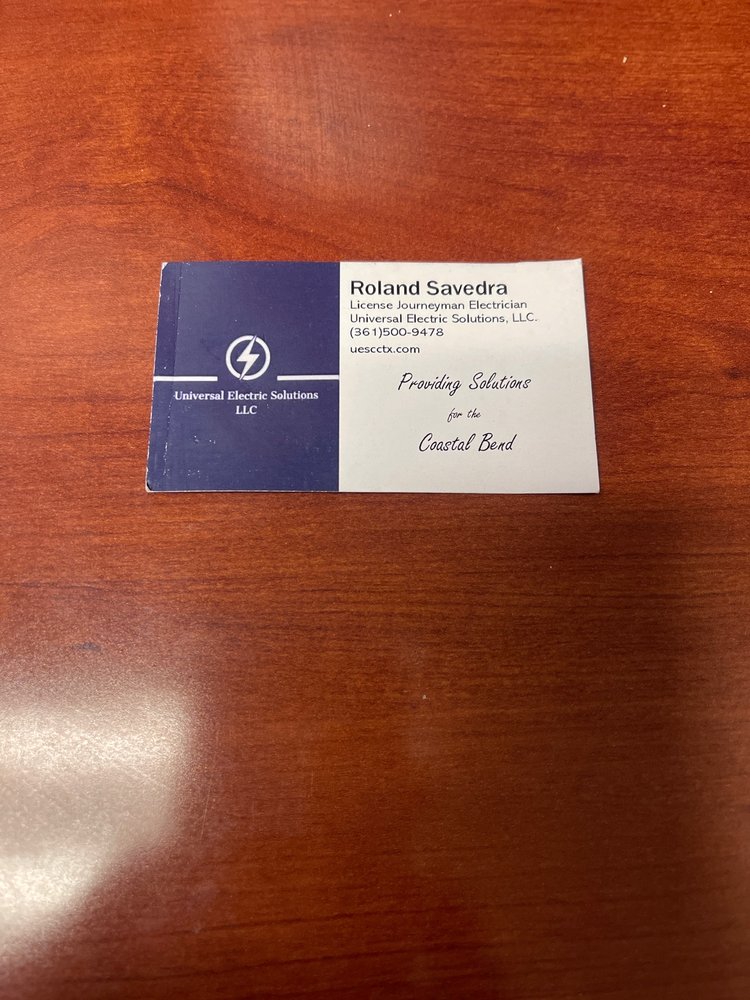 Slide of Universal Electric Solutions