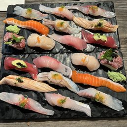 Two sets of the omakase Two sets of the omakase