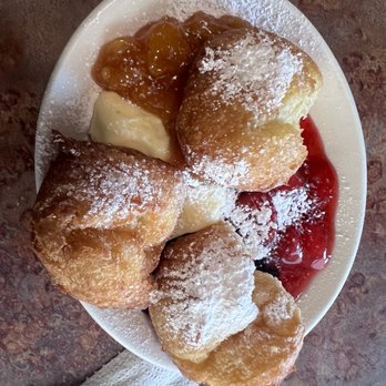 Huckleberry's - Beignets $8.79 (3/5) Not light and fluffy like in NOLA, needed more powder sugar in my opinion! - Breakfast & Brunch Near Me - Sacramento, California Huckleberry's - Beignets $8.79 (3/5) Not light and fluffy like in NOLA, needed more powder sugar in my opinion! - Breakfast & Brunch Near Me - Sacramento, California