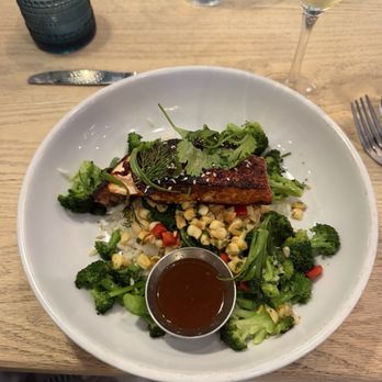 Lure Fish House - Miso glazed salmon bowl - Seafood Near Me - Scottsdale, Arizona