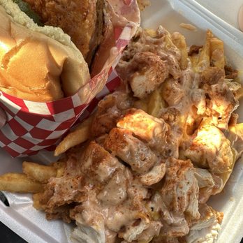 Asad’s Hot Chicken - Slider and loaded fries - Chicken Shop Near Me - Bensalem, Pennsylvania