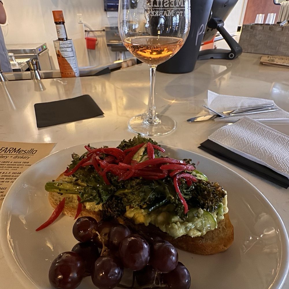 FARMesilla - Avocado toast and Sparkling rosé. - Farmers Market Near Me - Mesilla, New Mexico