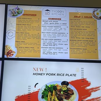 Tycoon Kitchen - Menu as of 11/11/2025 - Asian Fusion Near Me - San Francisco, California Tycoon Kitchen - Menu as of 11/11/2025 - Asian Fusion Near Me - San Francisco, California