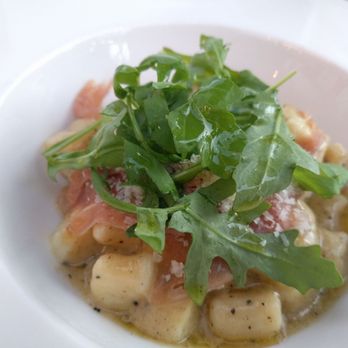 Little Coco's - Potato gnocchi with black truffle butter, prosciutto and arugula. - Italian Near Me - Washington, DC, District of Columbia