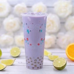 Taro Milk tea w Angel Pearl