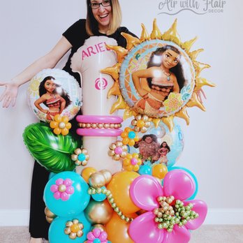 Air with Flair Decor - Moana themed Premium Balloon Bouquet - Balloon Services Near Me - Raleigh, North Carolina Air with Flair Decor - Moana themed Premium Balloon Bouquet - Balloon Services Near Me - Raleigh, North Carolina