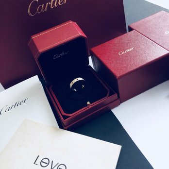 Cartier - Only size 63 Yellow Gold Diamond Paved Love ring in the states and it's all thanks to Stan! - Jewelry Near Me - Beverly Hills, California