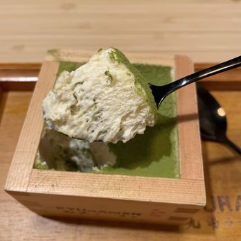 Kyuramen - Brookline - Matcha Tiramisu Inside - Ramen Near Me - Brookline, Massachusetts Kyuramen - Brookline - Matcha Tiramisu Inside - Ramen Near Me - Brookline, Massachusetts