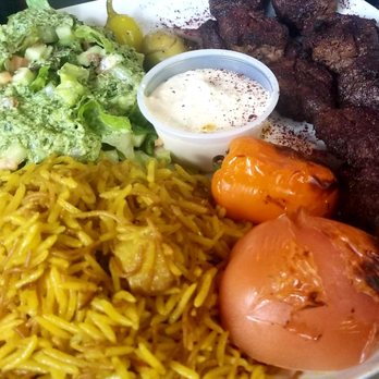 Hala Cafe - Beef Kebab Plate! - Middle Eastern Near Me - San Antonio, Texas Hala Cafe - Beef Kebab Plate! - Middle Eastern Near Me - San Antonio, Texas