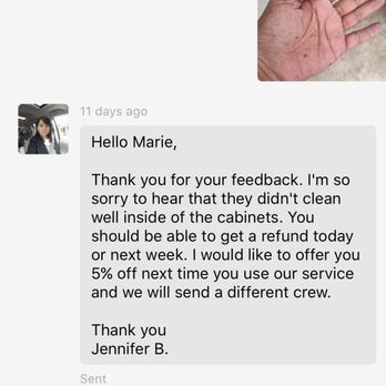 OC Maids - Please be truthful. Take care of your customer the first time. You didn't offer "no cost?" but thanks and no thanks. Good luck OC Maids! - Office Cleaning Near Me - Irvine, California