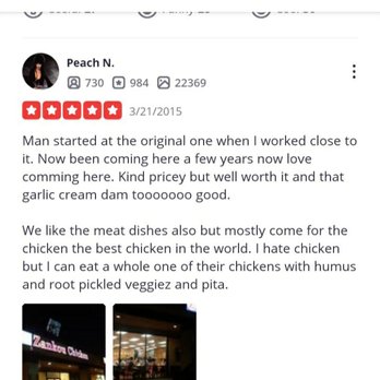 Zankou Chicken - 11-21-20: Shout out to Mom...hahaha - Mediterranean Near Me - Anaheim, California Zankou Chicken - 11-21-20: Shout out to Mom...hahaha - Mediterranean Near Me - Anaheim, California