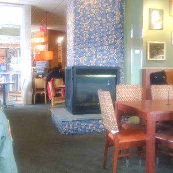 Panera Bread - Fire place in dinning area - Sandwiches Near Me - Newburgh, New York