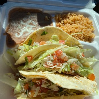 Lupita's Restaurant Bar Grill - Ground beef 3 taco combo plate with rice and beans. - Mexican Near Me - Worthington, Minnesota Lupita's Restaurant Bar Grill - Ground beef 3 taco combo plate with rice and beans. - Mexican Near Me - Worthington, Minnesota