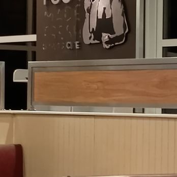 Wendy's - Wendys logo falling off walls and yet state of the art ordering kiosks.The founder would roll over in his grave. - Fast Food Near Me - Sturbridge, Massachusetts Wendy's - Wendys logo falling off walls and yet state of the art ordering kiosks.The founder would roll over in his grave. - Fast Food Near Me - Sturbridge, Massachusetts