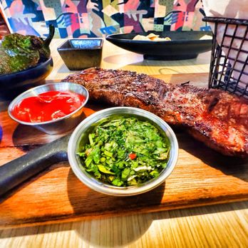 El Asado Mexican Grill - Entrana Outskirt steak with that chimichurri sauce - Mexican Near Me - Cathedral City, California