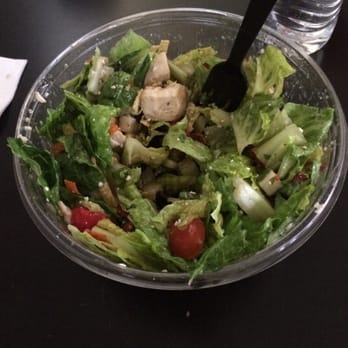 Salad and Go - Santa Fe salad, extra tossed, added tortilla strips and chicken. Delicious!! - Salad Near Me - Gilbert, Arizona