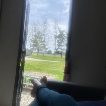 Adventure Bound Camping Resorts: Pleasantview - The view from my camper door... Plenty of green space and not parked on top of another camper - Campgrounds Near Me - Van Buren, Ohio Adventure Bound Camping Resorts: Pleasantview - The view from my camper door... Plenty of green space and not parked on top of another camper - Campgrounds Near Me - Van Buren, Ohio