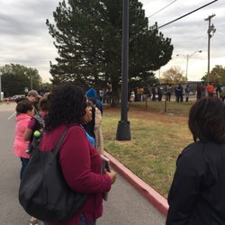 Oklahoma County Election Board - Voting today People are lined up for blocks, stood in line at 9:08am....