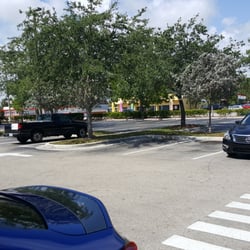 Exceptionally large, larger than most, parking facilities.