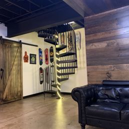 Down the stairs to get tattooed Down the stairs to get tattooed