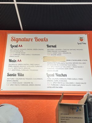 Menu photo 7 Local Poke Pleasanton, CA