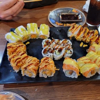 Sushi Master - Sea Star Roll, Rock in Roll, Salmon Skin Roll,Hawaii Salmon Roll and ROC Roll 58. ROC Roll(8pc) - Japanese Near Me - Rochester, New York Sushi Master - Sea Star Roll, Rock in Roll, Salmon Skin Roll,Hawaii Salmon Roll and ROC Roll 58. ROC Roll(8pc) - Japanese Near Me - Rochester, New York