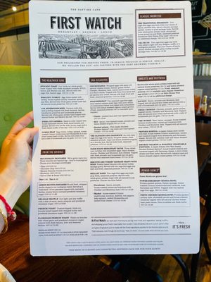 Menu photo 6 First Watch Pensacola, FL
