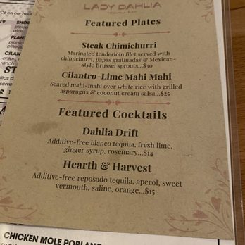 Lady Dahlia Tequila Bar - Bars Near Me - Mount Prospect, Illinois