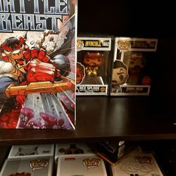 Third Eye Comics - Items I got from the store (comic books and Funko pops.