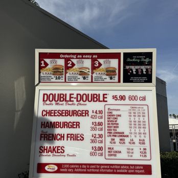 In-N-Out Burger - Menu 12/26/24 - American Near Me - Van Nuys, California