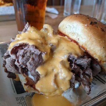 Monty's Public House - Beef and Cheddar Sandwich - Pubs Near Me - Ann Arbor, Michigan