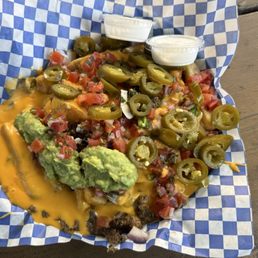Loaded yucca fries Loaded yucca fries