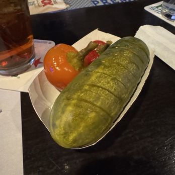 Krug's Tavern - Pickles and peppers - Dive Bars Near Me - Newark, New Jersey