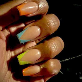 Zen Zen Nail Lounge - Tri colr V French - Nail Salons Near Me - Spring Valley, California Zen Zen Nail Lounge - Tri colr V French - Nail Salons Near Me - Spring Valley, California