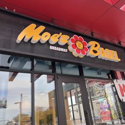 Exterior outside entrance of Moe's Broadway Bagel - Denver, Colorado Exterior outside entrance of Moe's Broadway Bagel - Denver, Colorado