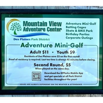 Mountain View Adventure Center - Mountain View Adventure Center . 510 E Algonquin Rd, Des Plaines, IL - Mini Golf Near Me - Des Plaines, Illinois Mountain View Adventure Center - Mountain View Adventure Center . 510 E Algonquin Rd, Des Plaines, IL - Mini Golf Near Me - Des Plaines, Illinois