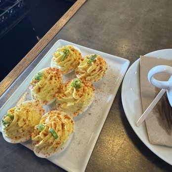 Soho Chicken + Whiskey - Deviled eggs $10 - Southern Near Me - Cleveland, Ohio Soho Chicken + Whiskey - Deviled eggs $10 - Southern Near Me - Cleveland, Ohio