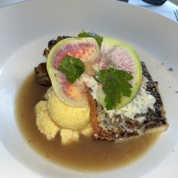 Ghidotti's - Striped bass and polenta - Italian Near Me - Park City, Utah Ghidotti's - Striped bass and polenta - Italian Near Me - Park City, Utah