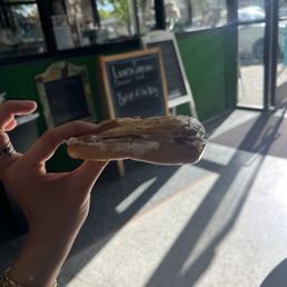 Sat on bagel??