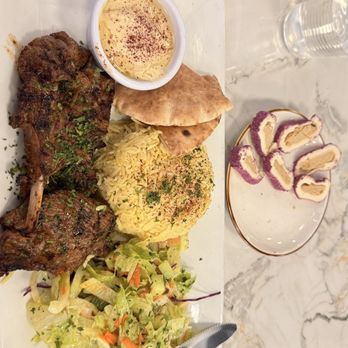 Meza n Moka - Lamb chops platter - Mediterranean Near Me - Livermore, California Meza n Moka - Lamb chops platter - Mediterranean Near Me - Livermore, California