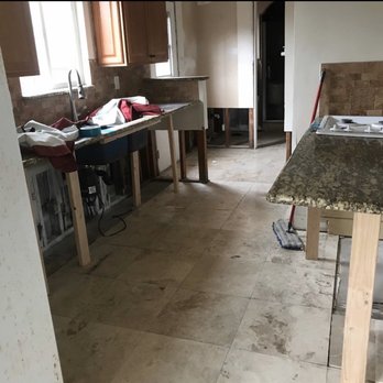 Probilt Construction - Kitchen after all water damaged cabinets removed. - General Contractors Near Me - Sacramento, California