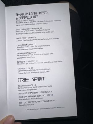 Menu photo 3 Alter Ego Long Beach, CA