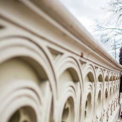 AMMT Studios - My husband and I on the Bow Bridge in Central Park, NY. Shot by Ana-Maria