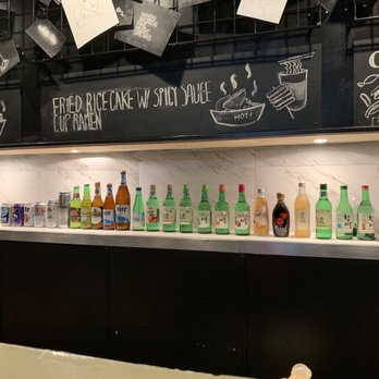 Jong Kak - Upstairs bar drink selection - Korean Near Me - Baltimore, Maryland