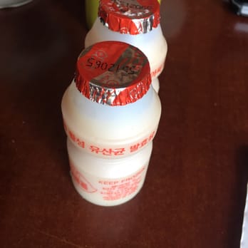 Dolsot House - Complimentary yogurt drinks - Korean Near Me - Cherry Hill, New Jersey