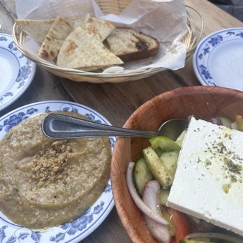 Kiki's - Melitzanosalata, horiatiki salad - Greek Near Me - New York, New York