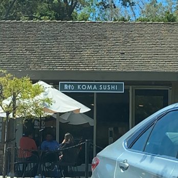 Koma Sushi - 4/27/2021. Few tables outside the restaurant - Sushi Bars Near Me - Portola Valley, California Koma Sushi - 4/27/2021. Few tables outside the restaurant - Sushi Bars Near Me - Portola Valley, California