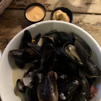 Granville Moore's - Picture of the Blue cheese mussel bowl - New American Near Me - Washington, DC, District of Columbia Granville Moore's - Picture of the Blue cheese mussel bowl - New American Near Me - Washington, DC, District of Columbia