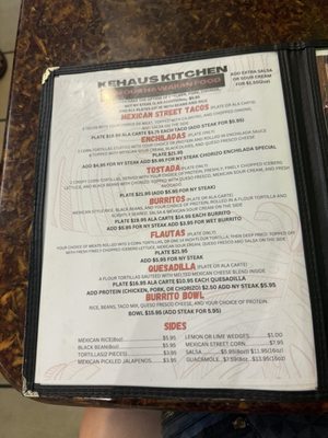 Menu photo 2 Kehau's Kitchen Aiea, HI